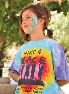 Hike 4 Peace Tara Redwood School face painting