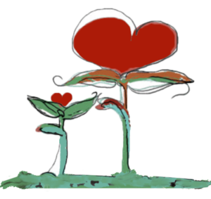 Heart graphic design by Silvana Piga Design